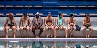 Image from the movie Le grand bain (2018)