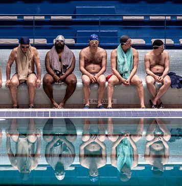 Image from the movie Le grand bain (2018)