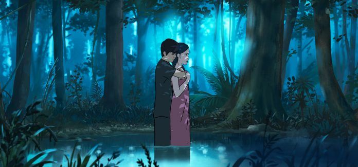 Frame from movie Funan (2018)